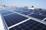 The company-own photovoltaic plant provides the Griesheim (Darmstadt) location with electricity