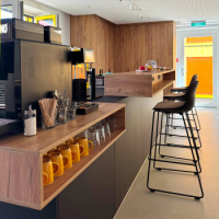 Kaffeebar vom "Bistro Connect"