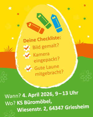 Checkliste für den Besuch von Osterhasen bei KS Büromöbel