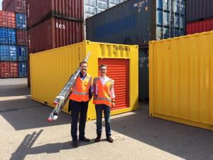 Moderne Lagercontainer bieten Kunden ab Juli in Darmstadt Lagerplatz