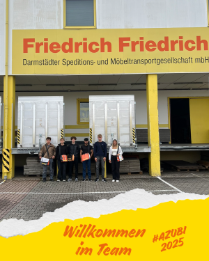 Unsere sechs neue Auszubildene 2025 bei Friedrich Friedrich