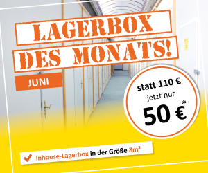 Lagerbox des Monats Juni Selfstorage Griesheim Darmstadt