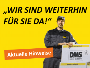 Wir sind weiterhin für Sie da! 