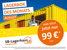 Lagerbox des Monats August in Griesheim Darmstadt