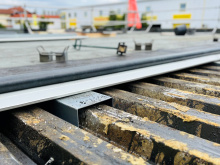 Dachsanierungsarbeiten im Rahmen energetischen Sanierung am Standort Griesheim