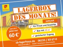 Januar-Angebot in der Drive In Anlage in Griesheim. Jetzt günstige Lagerbox sichern!